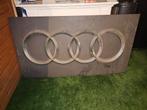 Audi logo verlichting bord, Ophalen of Verzenden, Gebruikt, Reclamebord