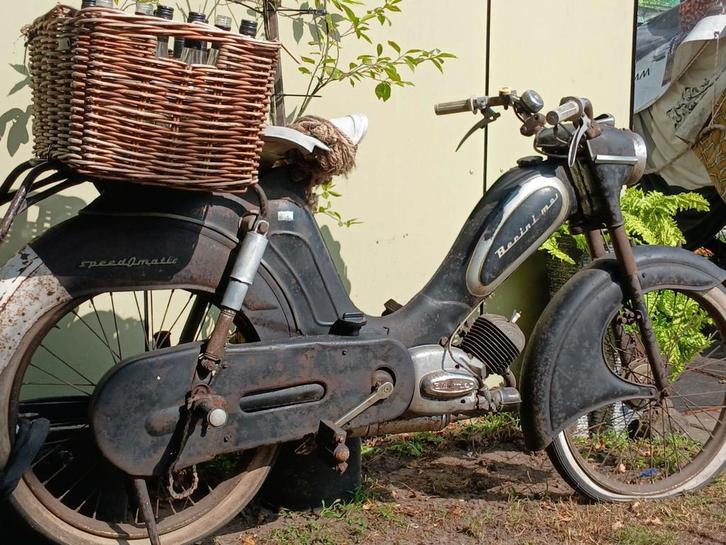 Klassieke Berini M52 bromfiets, Fietsen en Brommers, Brommers | Oldtimers, Overige merken, Maximaal 25 km/u, Ophalen of Verzenden