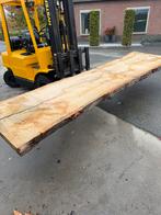 Groot eiken boomstamblad 4x80-90x8cm, Ophalen of Verzenden, Zo goed als nieuw, 250 cm of meer, Planken