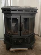 Reny houtkachel met speksteen bovenplaat, Huis en Inrichting, Kachels, Ophalen, Zo goed als nieuw, Hout, Houtkachel