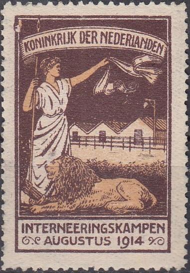 Nederland - 1916 - Internering - PLAATFOUT - NVPH-IN-2, Postzegels en Munten, Postzegels | Nederland, Postfris, T/m 1940, Verzenden