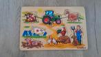 Eichhorn houten puzzel boerderij, Ophalen of Verzenden, Zo goed als nieuw, Van hout, Minder dan 10 stukjes