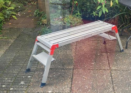 Altrex maxistep werkplatvorm, Doe-het-zelf en Verbouw, Ladders en Trappen, Gebruikt, Minder dan 2 meter, Ophalen