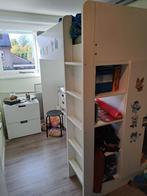 IKEA Småstad Hoogslaper met Bureau en Kast, Kinderen en Baby's, Kinderkamer | Stapelbedden en Hoogslapers, Ophalen, Gebruikt, Hoogslaper