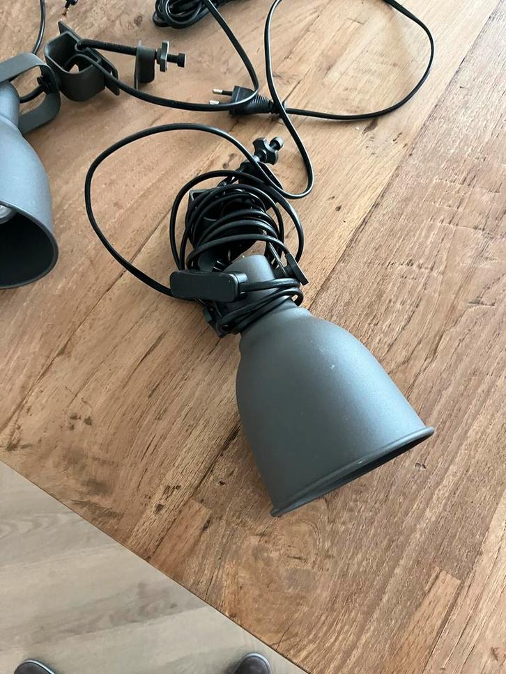 Set van 2 Klem Lampjes - Nachtlamp/Leeslamp, Huis en Inrichting, Lampen | Lampenkappen, Zo goed als nieuw, Ophalen of Verzenden