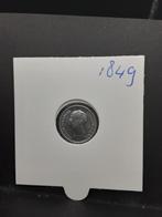 10 cent 1849 Koning Willem II, Postzegels en Munten, Munten | Nederland, Zilver, Ophalen of Verzenden, 10 cent, Losse munt