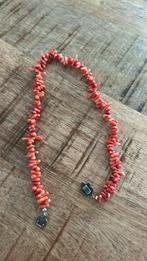 Bloedkoraal ketting te koop, Sieraden, Tassen en Uiterlijk, Antieke sieraden, Ophalen of Verzenden, Overige materialen, Ketting