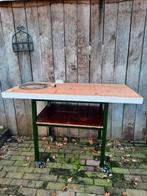 Werkbank tekoop verrijdbaar 140x70x96 hoog dik werkblad, Doe-het-zelf en Verbouw, Ophalen, Gebruikt