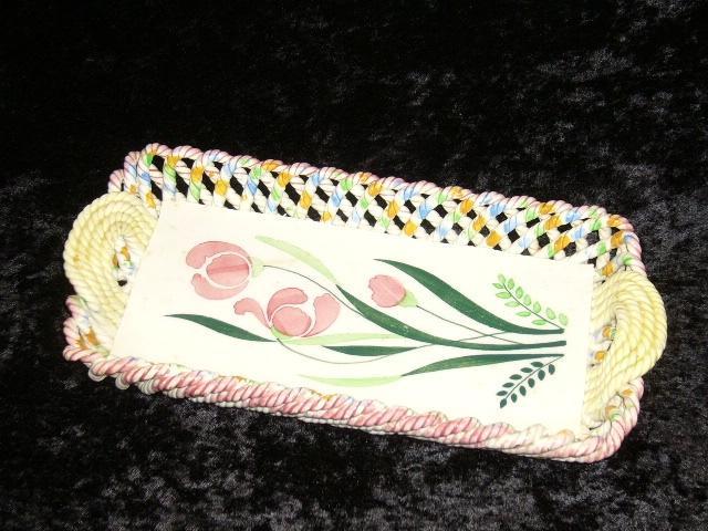 Majolica Spaans Aardewerk Gebloemde Schaal, Antiek en Kunst, Antiek | Keramiek en Aardewerk, Ophalen