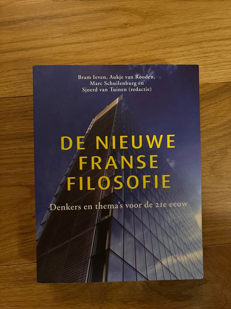De Nieuwe Franse Filosofie - Bram Leven e.a., Ophalen of Verzenden, Zo goed als nieuw, Wijsbegeerte of Ethiek