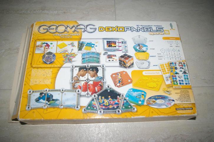 GEOMAS magnetic world The Original 3D decoration system, Kinderen en Baby's, Speelgoed | Educatief en Creatief, Zo goed als nieuw