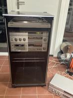Philips vintage jaren 80 stereo met platenspeler en meubel, Audio, Tv en Foto, Stereo-sets, Ophalen, Gebruikt, Tuner of Radio