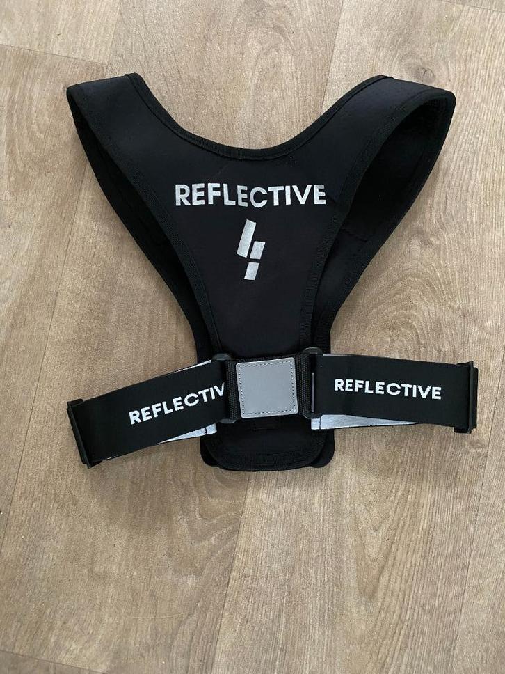 Reflective harnas tbv hardlopen (zonder verlichting), Sport en Fitness, Loopsport en Atletiek, Nieuw, Kleding, Hardlopen, Overige merken