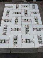 75x60 Mooi achter kachel/fornuis antieke wandtegels art deco