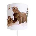 Wandlamp Bosdieren Aquarel Beer Little Dreamzzz, Nieuw, Ophalen of Verzenden, Support@littledreamers.nl, Lamp