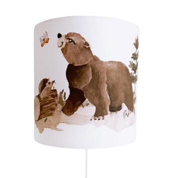 Wandlamp Bosdieren Aquarel Beer Little Dreamzzz beschikbaar voor biedingen