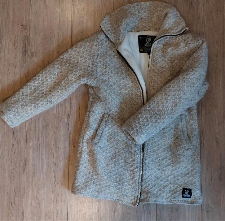 Shakaloha wollen vest - Maat L (valt kleiner), Kleding | Dames, Truien en Vesten, Zo goed als nieuw, Maat 42/44 (L), Beige, Ophalen