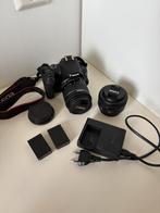 Canon EOS 250D + 18-55mm + 50 mm, Audio, Tv en Foto, Fotocamera's Digitaal, Ophalen, Zo goed als nieuw, Spiegelreflex, Canon