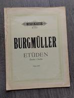 Burgmüller 18 Etüden Opus 109, Muziek en Instrumenten, Bladmuziek, Piano, Gebruikt, Ophalen of Verzenden, Artiest of Componist