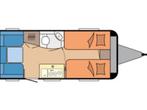 Hobby Ontour 460 DL!, Caravans en Kamperen, Caravans, Hobby, Bedrijf, Treinzit, Tot en met 3