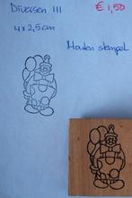 Diversen 111 Houten stempel, Ophalen of Verzenden, Zo goed als nieuw, Houten stempel