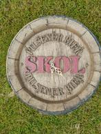Skol. Spilsner bier klok afbeelding kunstof, Verzamelen, Ophalen of Verzenden, Gebruikt, Overige merken