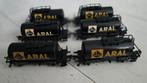 6x metalen wagons van Fleischmann, Hobby en Vrije tijd, Modeltreinen | H0, Gebruikt, Gelijkstroom, Fleischmann, Wagon