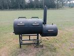 Smoker bbq reverse flow, Tuin en Terras, Houtskoolbarbecues, Ophalen, Zo goed als nieuw