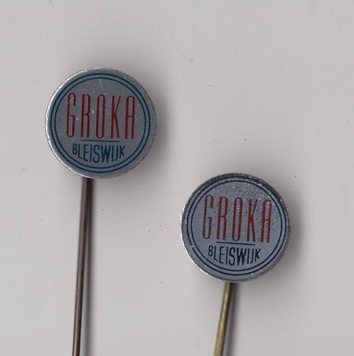Bleiswijk Groka speldjes, Verzamelen, Speldjes, Pins en Buttons, Gebruikt, Speldje of Pin, Overige onderwerpen, Ophalen of Verzenden