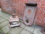 Gratis platte buiskachel, Huis en Inrichting, Kachels, Gebruikt, Vrijstaand, Hout, Plattebuiskachel