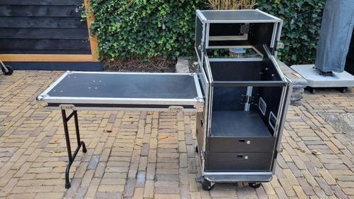 Flightcase met Tafel 2 lades in goede staat american audio, Muziek en Instrumenten, Behuizingen en Koffers, Gebruikt, Overige instrumenten