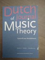 Dutch Journal of Music Theory, Ophalen of Verzenden, Zo goed als nieuw
