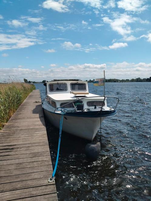 Kajuit boot vaarklaar, Watersport en Boten, Motorboten en Motorjachten, Gebruikt, Staal, 9 tot 12 meter, Diesel, Binnenboordmotor
