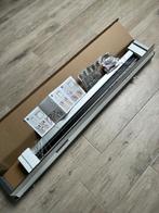 Verduistering. Rolgord. Plus plisse Duo wit/aluminium, Ophalen, Overige kleuren, Nieuw, 50 tot 100 cm