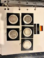 17x 5 Reichsmark met Swastika - Zeldzame Jaren, Ophalen of Verzenden, Duitsland, Zilver