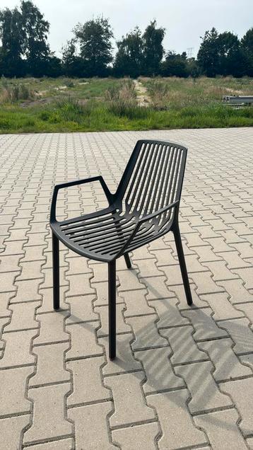 Design Fast Rion terras stoelen (8 stuks) - antraciet beschikbaar voor biedingen