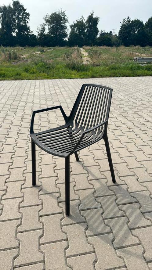 Design Fast Rion terras stoelen (8 stuks) - antraciet, Tuin en Terras, Tuinstoelen, Zo goed als nieuw, Aluminium, Ophalen of Verzenden
