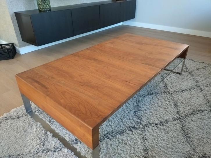 Leolux Aditi Salontafel lang model, Huis en Inrichting, Tafels | Salontafels, Zo goed als nieuw, Minder dan 50 cm, 100 tot 150 cm