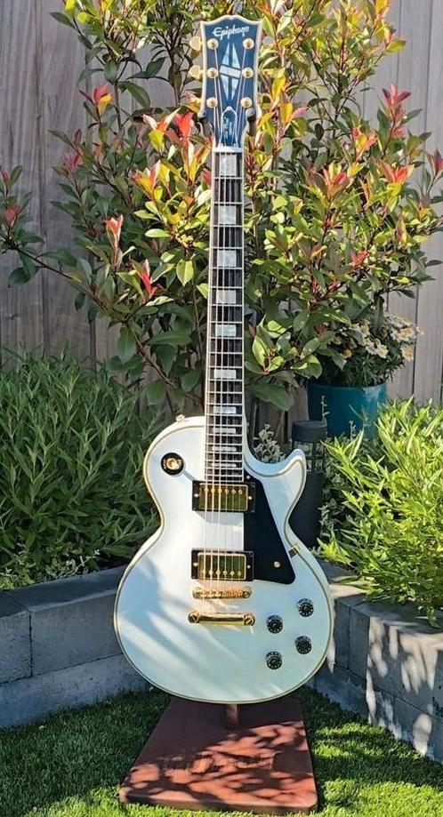 Epiphone Les Paul Custom (IBGC), Muziek en Instrumenten, Snaarinstrumenten | Gitaren | Elektrisch, Nieuw, Solid body, Epiphone