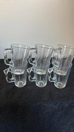6 robuuste Pickwick theeglazen, Huis en Inrichting, Keuken | Servies, Glas of Glazen, Ophalen of Verzenden, Overige stijlen, Glas