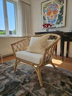 Ikea Stockholm rotan fauteuil, Huis en Inrichting, Fauteuils, Ophalen, Minder dan 75 cm, Zo goed als nieuw, 50 tot 75 cm