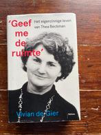 Vivian de Gier Geef me de ruimte leven van Thea Beckman 2024, Kunst en Cultuur, Ophalen of Verzenden, Zo goed als nieuw, Vivian de Gier