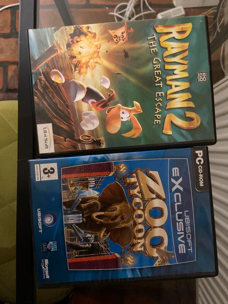 Rayman 2 & Zoo Tycoon PC Games - Klassiekers!, Spelcomputers en Games, Games | Pc, Gebruikt, Platform, 1 speler, Vanaf 3 jaar