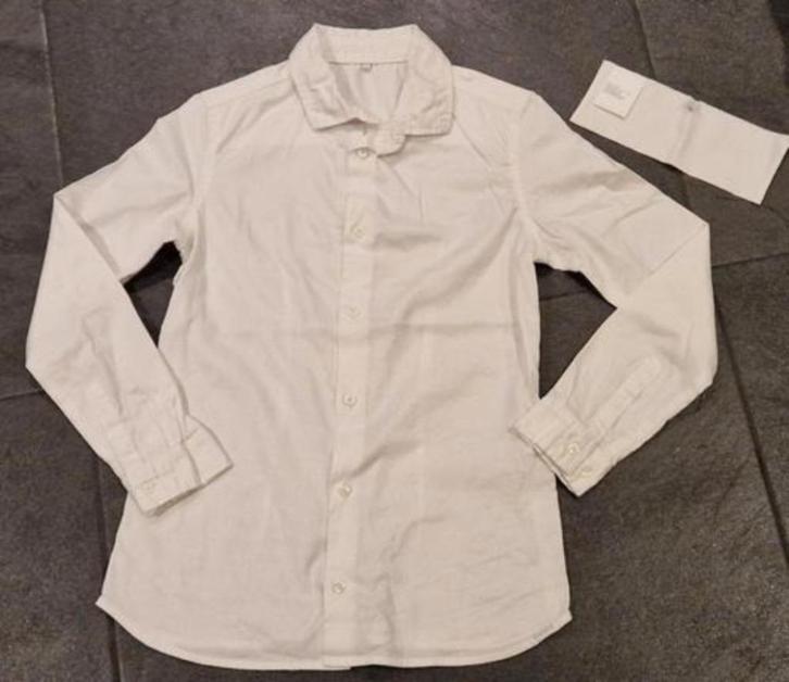 ZGAN wit overhemd - bloesje, merk Gymp, 146 (van 69 v. 18,-), Kinderen en Baby's, Kinderkleding | Maat 146, Zo goed als nieuw