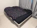 2 persoon bed 160X200, Ophalen, Wit, 200 cm, 160 cm