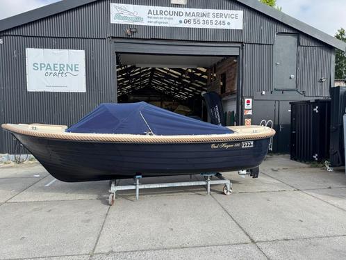 Oud Huijzer 560 met Honda BF15, Watersport en Boten, Sloepen, Gebruikt, 10 tot 30 pk, 3 tot 6 meter, Buitenboordmotor, Benzine