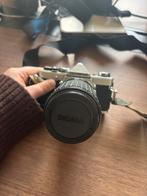 Olympus OM-1 + 50mm F.Zuiko + Sigma 80–200mm + flitser, Ophalen of Verzenden, Zo goed als nieuw, Spiegelreflex, Olympus