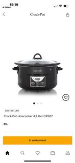 Crockpot CR 507 NIEUW!, Witgoed en Apparatuur, Slowcookers, Ophalen of Verzenden, Timer, Nieuw