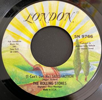 US16AA rolling stones Satisfaction  USA78  €10  Sunset label beschikbaar voor biedingen