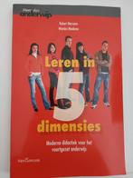 Leren in 5 dimensies - studieboek, Boeken, Studieboeken en Cursussen, Ophalen of Verzenden, Zo goed als nieuw, Robert Marzano, Wietske Miedema